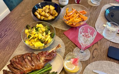 Madhu Savara’s Signature Full Roasted Mutton Leg with Roasted Vegetables — A Royal Feast on Your Table