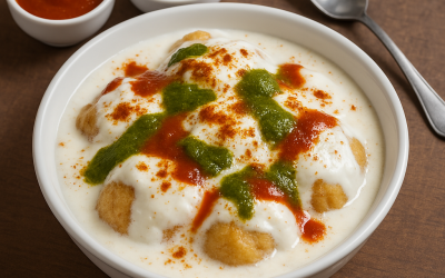 Authentic Dahi Bhalla: Delhi Street Food’s Soft, Tangy Star
