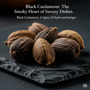 Black Cardamom Pods.
