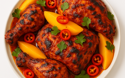 🍗 Spicy Mango Tandoori Chicken | Madhu Savara Recipes