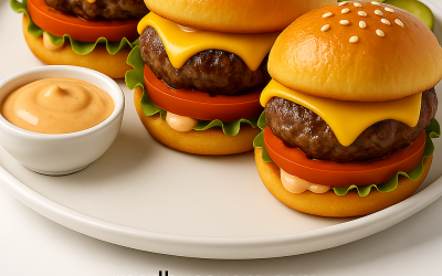 Madhu Savara’s Classic American Cheeseburger Sliders