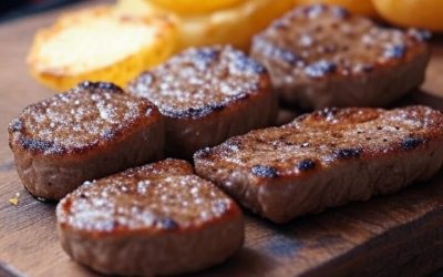 Garlic Butter Steak Bites with Parmesan Potatoes – A Sizzling Viral American Dinner by Madhu Savara