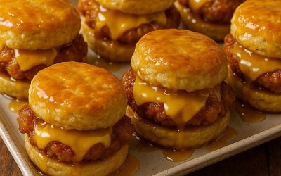 Honey Butter Chicken Sliders – Southern Biscuit Classic by Madhu Savara
