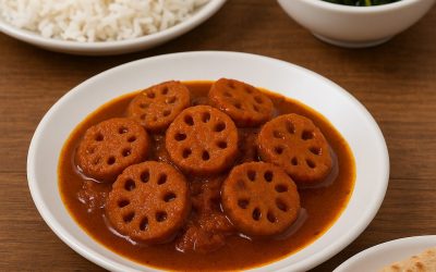 Kashmiri Nadru Recipe – Authentic Lotus Stem Curry by Madhu Savara