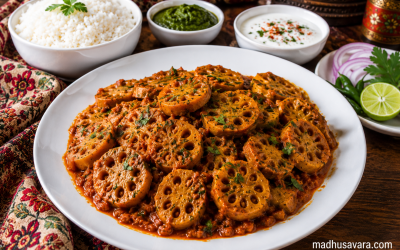 Kashmiri Nadru Recipe (Authentic Lotus Stem Curry) – Madhu Savara’s Traditional Kitchen