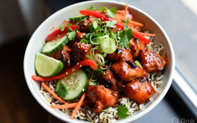 High-Protein Gochujang Chicken Tikka Bowl| Korean-Indian Fusion Recipe