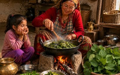 Bicchu Ghaas Saag Recipe | Traditional Himalayan Stinging Nettle Saag