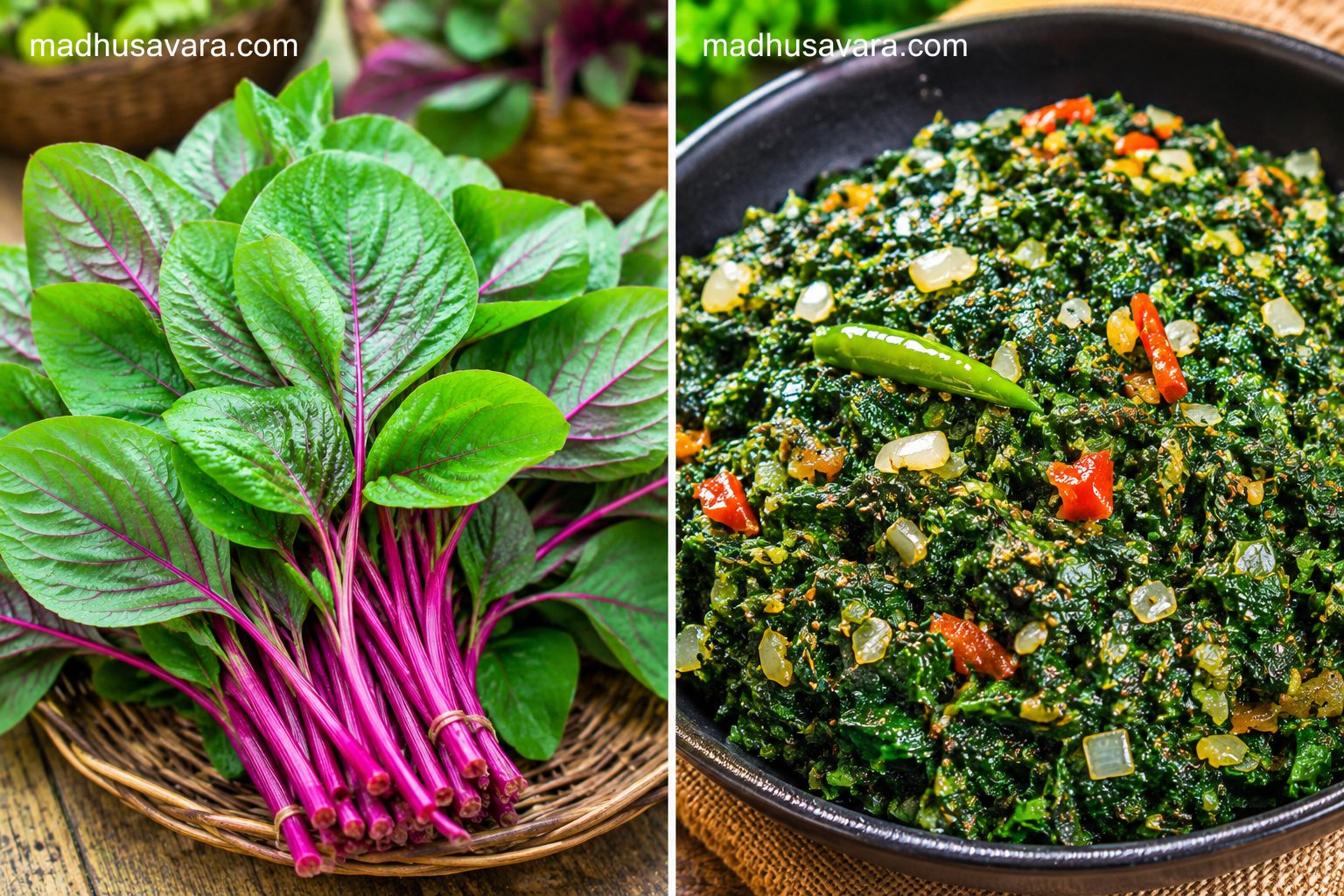 Chaulai Saag Recipe – Fresh Amaranth Greens and Traditional Indian Amaranth Leaves Curry Chaulai Saag Recipe featuring fresh amaranth greens and cooked traditional Chaulai Saag, a healthy Indian leafy vegetable recipe rich in vitamins, minerals, antioxidants, and dietary fibre, prepared using fresh amaranth leaves and traditional Indian spices.