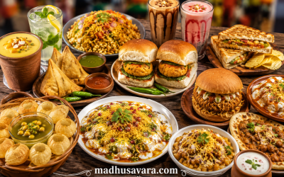 Indian Street Food Guide – Best Indian Street Food, Popular Chaat, Street Snacks, Sandwiches, Burgers & Refreshing Drinks | MadhuSavara.com