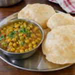 Kolkata Bengali Motorer Ghugni with soft puffed luchi, authentic homemade Bengali ghugni recipe